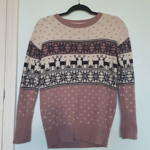 Pink Festive Sweater